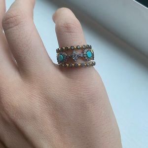 FREIDA ROTHMAN STACK RING SET SIZE 5